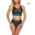 thumbnail image 1 of Ropa interior de encaje sexy para mujer Ropa interior de vendaje Ropa de dormir Ropa de dormir, Verde oscuro, XL Sweethay XX000088-16, 1 of 7
