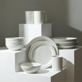 thumbnail image 5 of Stone Lain Orbit 24-Piece Dinnerware Set Stoneware, White, 5 of 6