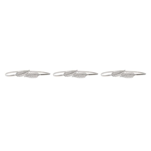 QualitChoice Ceinture de Mode Étroite Extensible Bretelles Réglables Style Simple Décorations Enveloppantes Ceintures de la Saint-Valentin pour Femmes Robes Argent 3Set