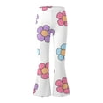 thumbnail image 6 of Kogui Teens Clothes Girls 2 Piece Outfits Short Sleeve T-Shirt & Flared Pants Summer Clothing Set Size 10-11 (White,10-11 Years), 6 of 8