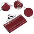 thumbnail image 4 of LAICAIW Women's Wallet Genuine Leather RFID Blocking Large Capacity Trifold Ladies Wallet, 4 of 7