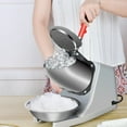 thumbnail image 4 of Electric Ice Shaver with Three Blades, 380W Snow Cone Maker, Prevent Splash Design, 286lbs/ Stainless Steel Shaved Ice, 4 of 4