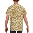 thumbnail image 5 of Wukai Gold Drops Youth Unisex Short Sleeve T-Shirt for Boys, Girls, Teens, and Kids-Large, 5 of 7