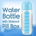 thumbnail image 3 of 20 oz Water Bottle with Built-In Pill Box, Daily Pill Organizer - 7 Day Pill Holder, Easy-to-Clean Travel Pill Container, Slide-Out Design, Efficient Pill Organizer for Everyday Use, 3 of 7