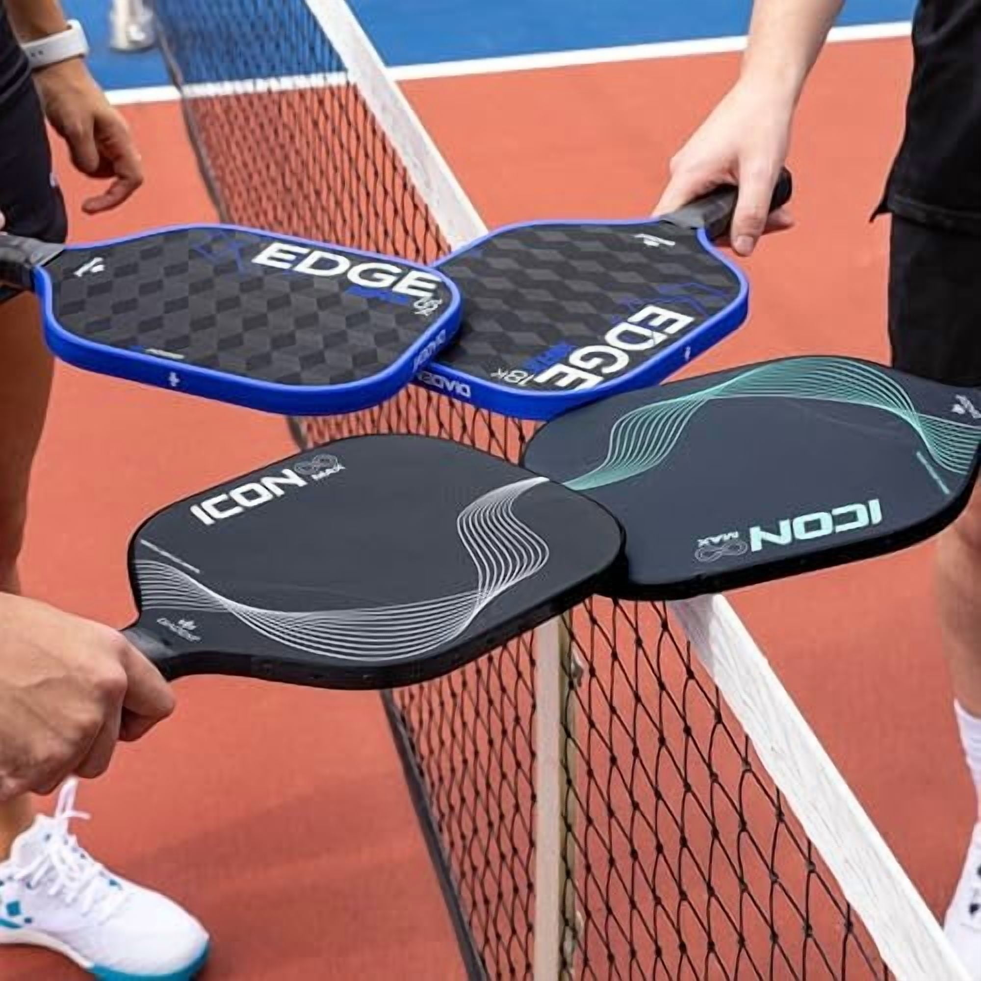 Diadem Icon Infinity Max Pickleball Paddle  Large Sweet Spot  Dual Foam Core & Carbon Fiber  Maximum Power, Control, and Spin  High Performance with Replaceable Edge Guard Mint