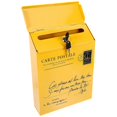 thumbnail image 3 of Yellow Iron Wall Mount Mailbox for Storage Use Durable and Spacious Suitable for Home Office 12.5 x 6.5 x 10 Inches, 3 of 4