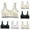 Light Pink 1PCS & Black 2PCS & Beige 2PCS, variant on Training Bras for Girls Seamless Cotton Sports Bra Non Removable Pads Ultra Breathable Soft