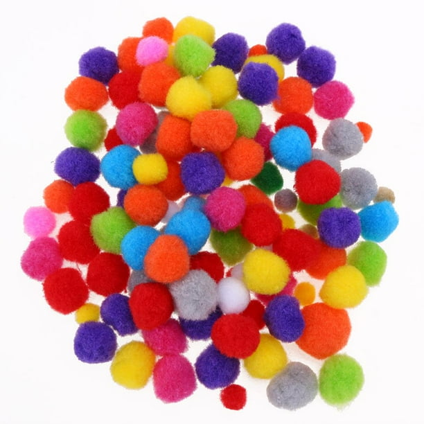Pompones De Colores Fluffy Ball Pom Pom Ball Hair Ball Costura Garland Craft (30 mm / 50 piezas) Likrtyny Libre de BPA