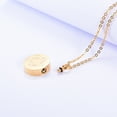 thumbnail image 2 of Round with Sea Turtle Cremation Jewelry for Ashes Urn Necklace Lockets for Human Ashes, 2 of 5