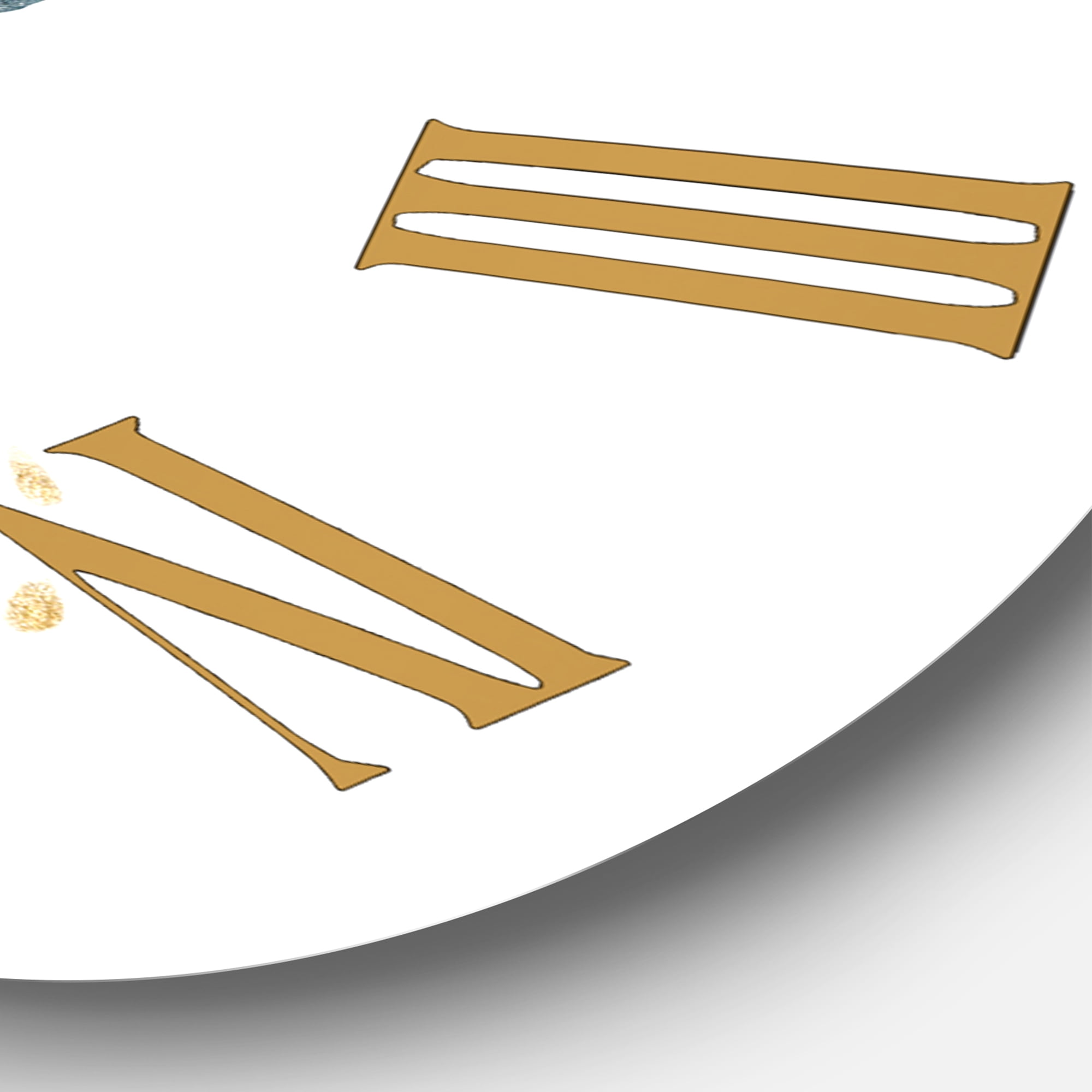 Designart 1 in Quartz Modern/Contemporary Wall Clock