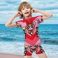 thumbnail image 4 of The Powerpuff Girls Boys 2-Piece Swimsuit Set Bathing Suit Short Sleeve Swimwear Sets with Swim Trunk 6-7Y(110cm), 4 of 7