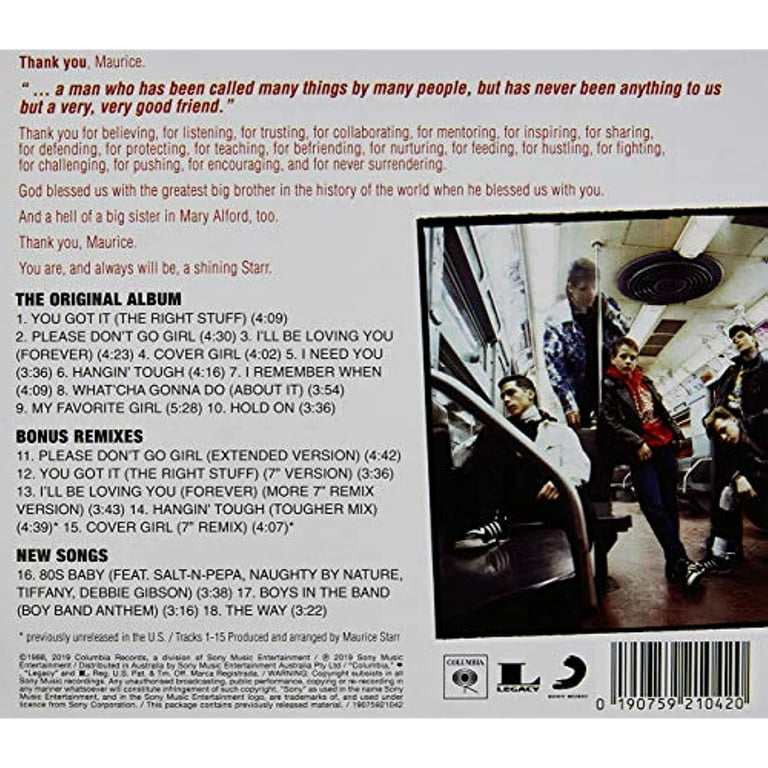 New Kids on the Block - Hangin' Tough (30th Anniversary