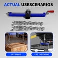 thumbnail image 2 of Steel Engine Hoist Load Leveler, 0.5M Small Engine Lift Balance with Ball Bearing and Adjustable Handle, Heavy Duty Auto Shop Engine Lifting Tool, 2 of 6