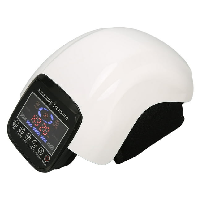 Masseur de Genou, Force Réglable Réduit la Douleur Masseur de Pétrissage du Genou Chauffant pour l'Arthrite