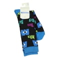 thumbnail image 5 of Disney Monsters Inc. Logo Crew Socks 1 Pair, 5 of 5