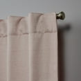 thumbnail image 4 of Nicole Miller Mellow Slub Textured Hidden Tab/Rod Pocket Top Light Filtering Curtain Panel Pair, 54"x96", Blush, 4 of 7