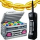 thumbnail image 1 of Decoraciones para fiestas Cunhill Enfriador Inflable en forma de Radio Boombox de los 80s y 90s, 1 of 7