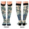 thumbnail image 4 of FORMRS Womens Knee High Socks Casual Long Thick Travel Daily Wear, 1 Pair, Tree in The Mountains, 4 of 6