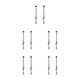 thumbnail image 2 of Pendientes de aleación de Zinc Qarigey 2 piezas decorativos para fiesta en la playa, 2 of 6