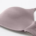 thumbnail image 3 of Ashirexll Bras for Women Seamless Wireless Lightly Lined Soft Breathable Gathering Comfort Smoothing Pepper Bra Coffee L, 3 of 5