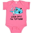 thumbnail image 3 of Inktastic Look Out I'm Teething Cute Shark Boys or Girls Baby Bodysuit, 3 of 5