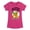 HEATHER FUCHSIA, variant on Disney - Pluto Golf - Youth Girls Fitted Short Sleeve T-Shirt
