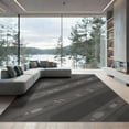 thumbnail image 2 of ODIKA 6'x9' Gray Charcoal Geometric Pattern Washable Area Rug Modern Diagonal Abstract Motif Design Easy Care, Non-Shedding, for Queen Size Bedroom Under Bed Master Suite, 2 of 7