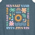 thumbnail image 3 of Instant Message - Sun Salt Sand Icons - Women's Racerback Tank Top, 3 of 6
