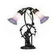 thumbnail image 2 of Meyda Tiffany - 11943 - Two Light Accent Lamp - Trellis Girl Lily - Pink/Blue-46pack, 2 of 2