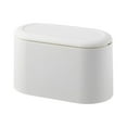 thumbnail image 2 of Mini Trash Can With Lid Removable Small Garbage Can Tiny Plastic Trash Up Countertop Wastebasket Counter Garbage Lint For Bathroom Kitchen Desk Coffee Table, 2 of 8