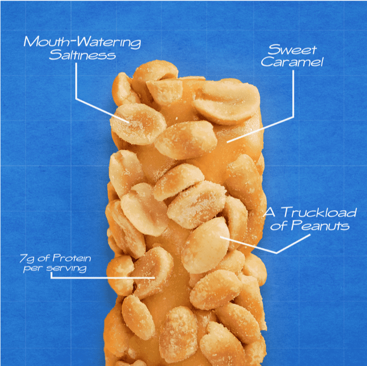 Payday Peanut Caramel Snack Size Candy, Bag 33 oz