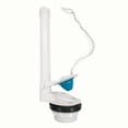thumbnail image 1 of One-Piece Flush Valve, Complete Universal Toilet Repair Kit, 2 Inch Toilet Flapper/10 Inch High Toilet Overflow Tube, White, 1 of 4