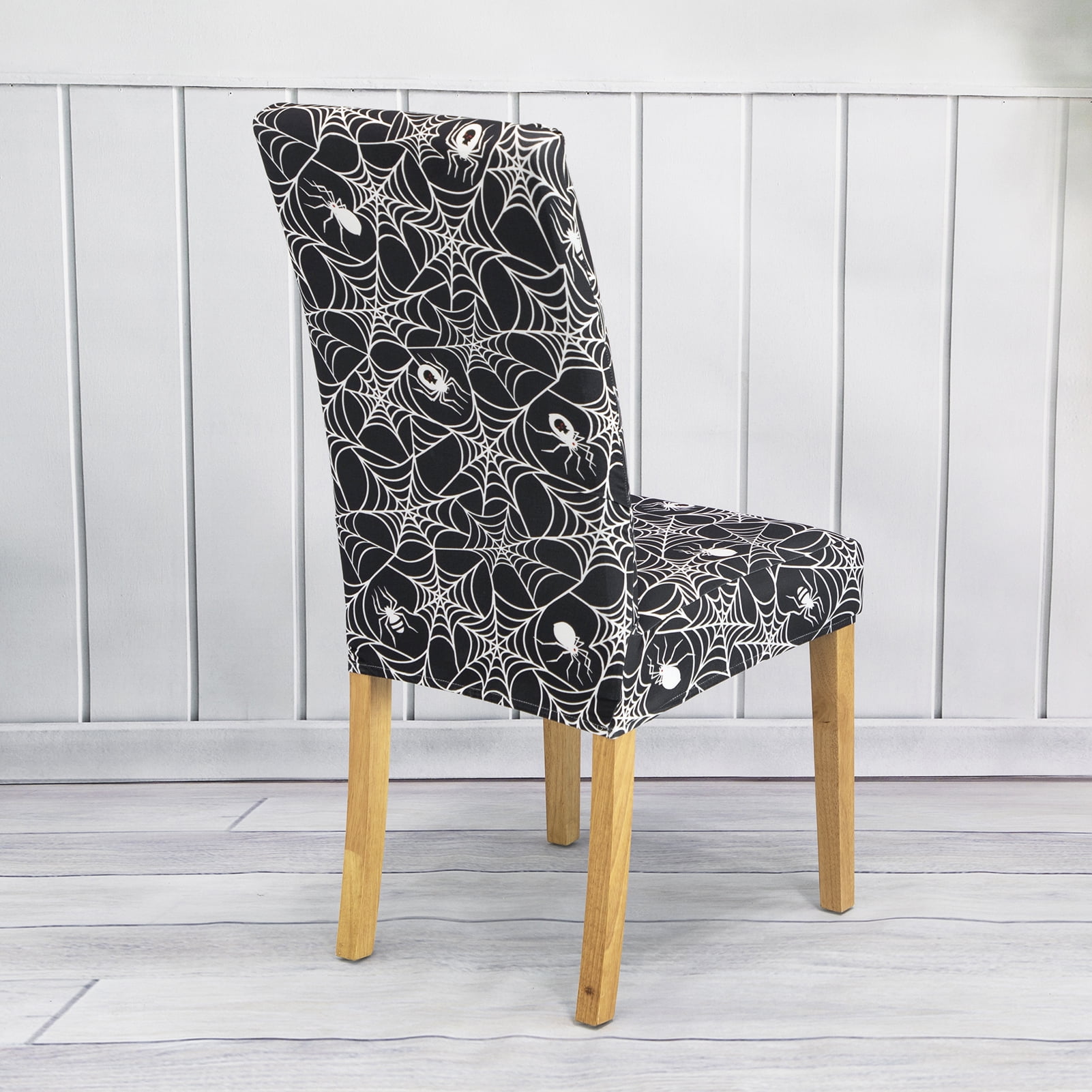 Halloween Chair Covers with Halloween Theme Pattern Printing for Living