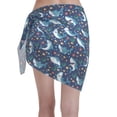 thumbnail image 2 of Disketp Sea Sharks Women Swimsuit Cover Up Short Chiffon Summer Beach Sarong Bikini Wrap Skirt Bathing Suit, 2 of 7