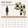 thumbnail image 6 of Bingfone Womens Pajama Sets Sunflowers Country Print,Long Sleeve Loungewear Pajamas Set-Xx-Large, 6 of 9