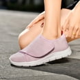 thumbnail image 4 of YOURDIARY Women's Walking Shoes Adjustable Closure Breathable Lightweight Wide Width Casual Shoes, 4 of 7