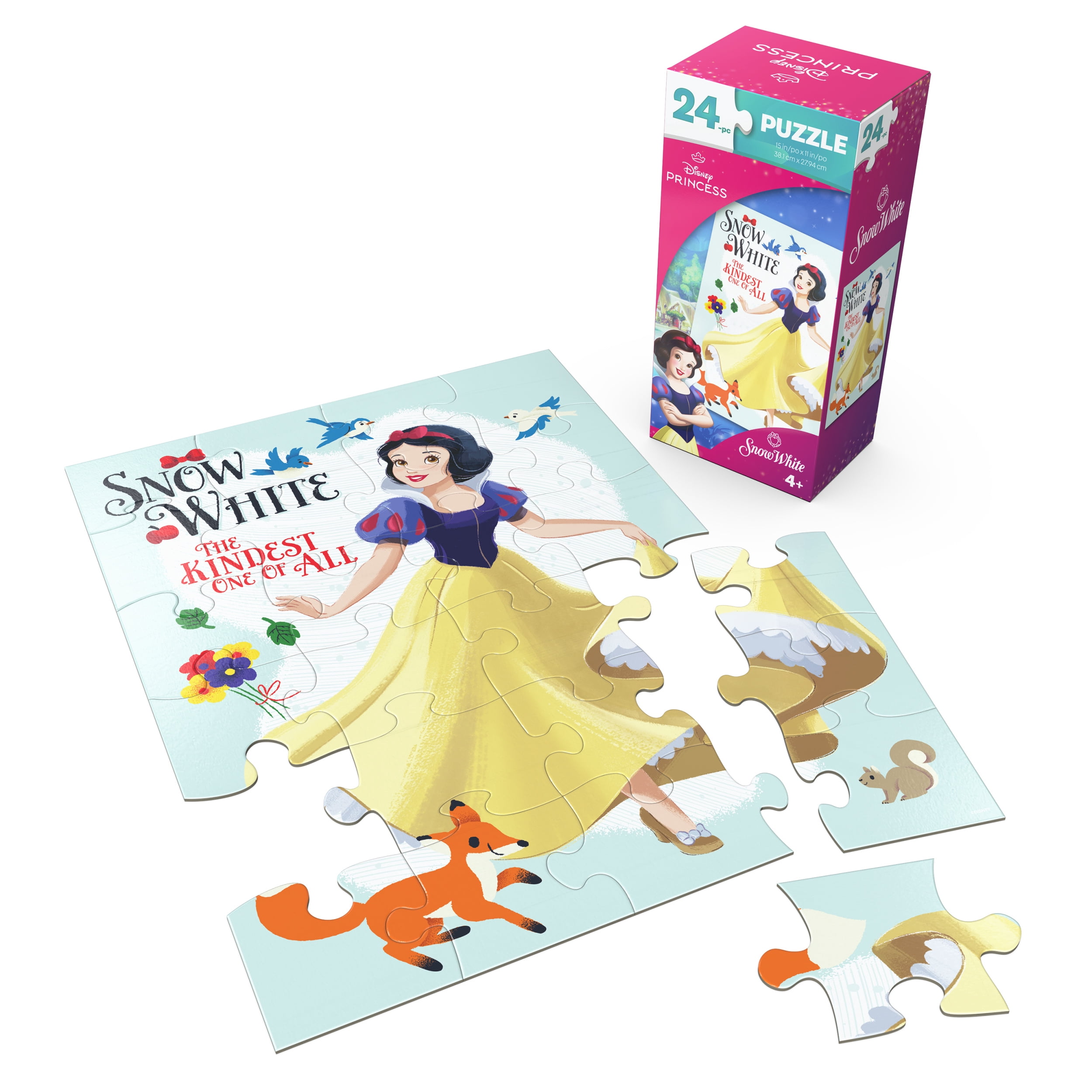 Disney Princess 24-Piece Jigsaw Puzzle for Families and Kids Ages 4 and up