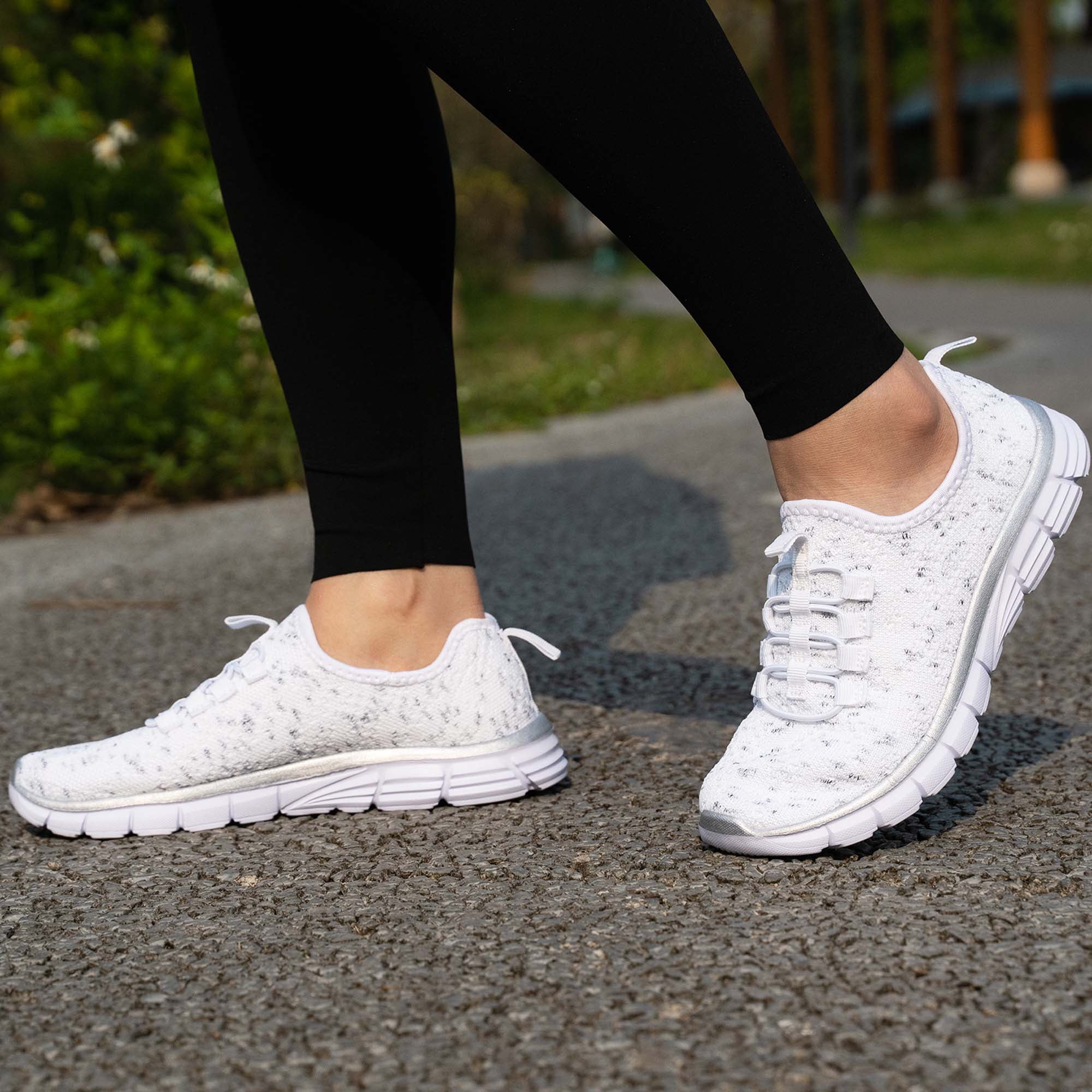 HARVEST LAND Women Walking Shoes Casual Slip on Tennis Sneakers Comfort Yoga Athletic Gym Shoes for Ladies