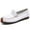 White, variant on Women's Casual Loafers Slip On Leather Shoes Lightweight Casual Walking Shoes Female Moccasins Classic Penny Loafer Flats Boat Shoes