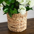 thumbnail image 5 of Nearly Natural Mixed Flower Artificial Arrangement in Weave Basket - 31" - White and Green, 5 of 8