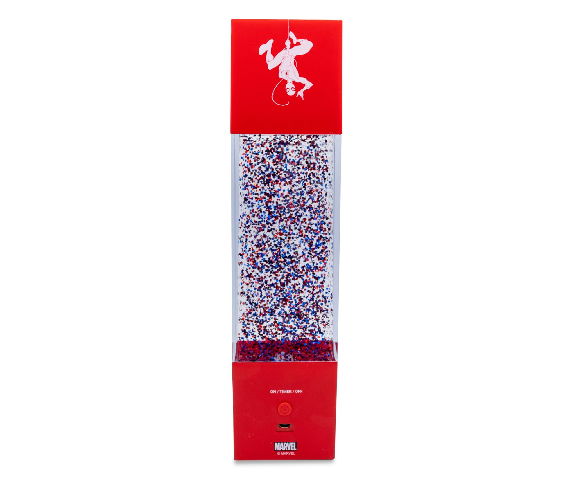 Toynk Toys Marvel USB Powered Glitter Motion Spiderman LED Night Light