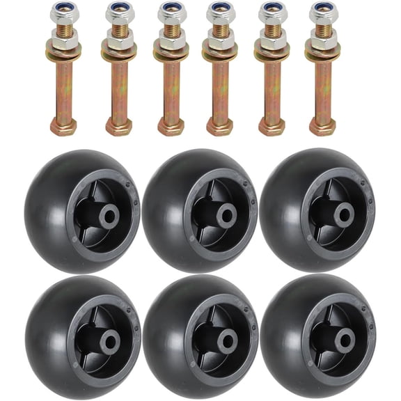 6 Deck Wheel Kit Replacement for Hustler Super Z Raptor SD Sport FasTrak 788166 31997 781567 781708