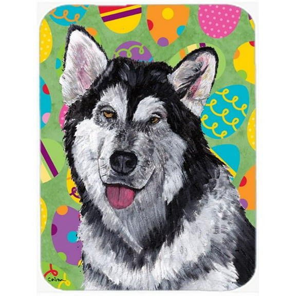 Alaskan Malamute Easter Eggtravaganza Mouse Pad