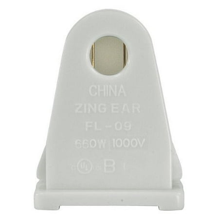 Single Pin Socket - Stationary Socket for Single Pin for T12 Fluorescent Lamps - 80-1497, Brand: Satco By Satco