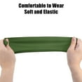 thumbnail image 5 of Unique Bargains 2 Pcs Adjustable Nonslip Sweat Wicking Tennis Tie Headband Sweatband for Men Women Green, 5 of 6
