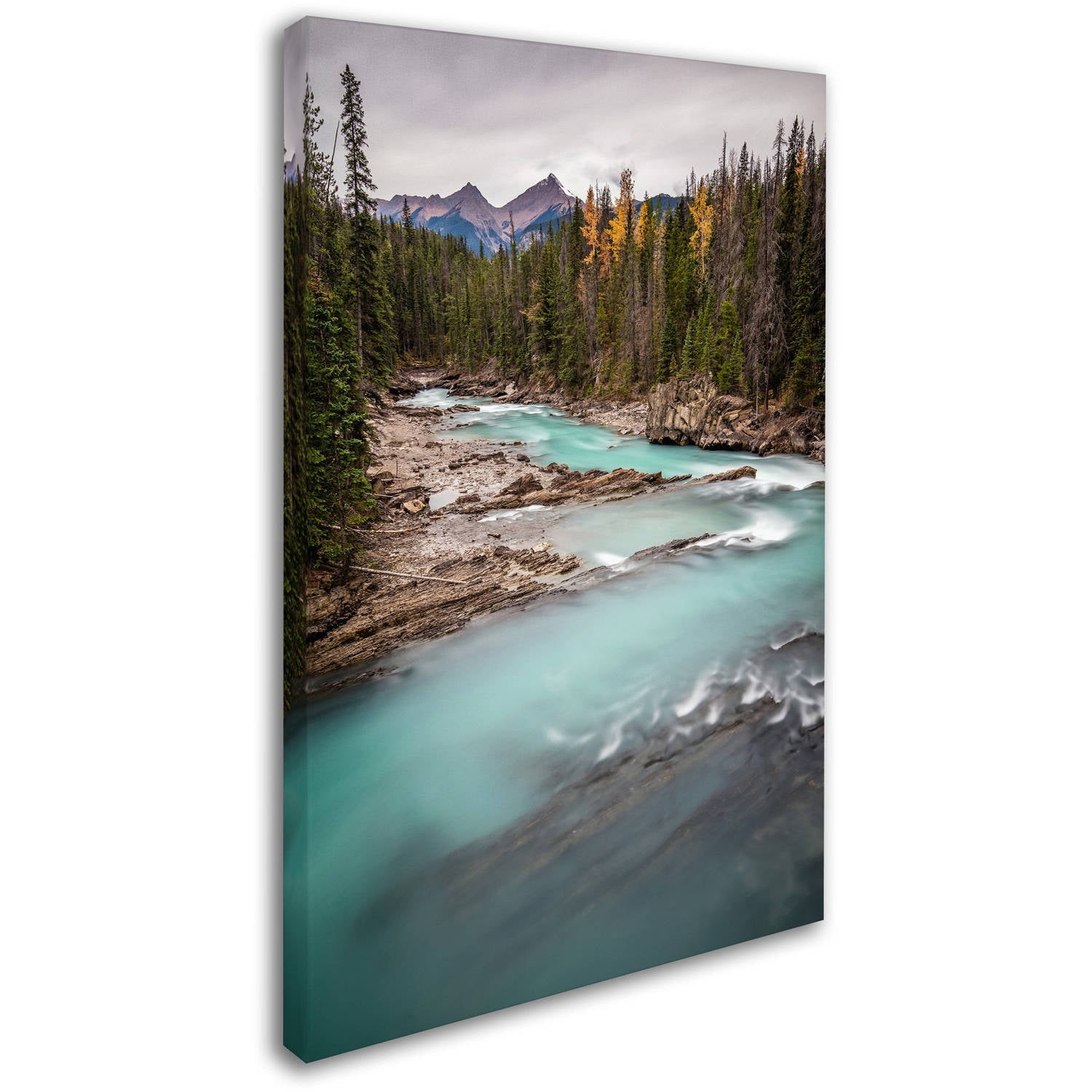 Trademark Fine Art 'Kicking Horse River' Canvas Art by Pierre Leclerc