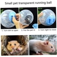 thumbnail image 5 of nipocaio Roue de Hamster Boules pour Hamsters Syriens Boule Ronde en Plastique, 10cm, 5 of 5