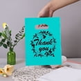 thumbnail image 3 of CSChome Sacs de Magasinage en Plastique Sacs Cadeaux des Fêtes 100 Pcs Impression Merci Expression de Gratitude Réutilisables Roulement Solide Emballage de Magasin pour T-Shirt Pantalons, 3 of 6