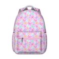 thumbnail image 1 of Butterflies Print Backpack for Student Colorful Floral Pattern Cute Tropical Aesthetic Bookbag for Butterfly Lovers Artistic Design, 1 of 4