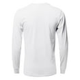 thumbnail image 3 of FashionOutfit Men's Causal Solid Basic 100% Ring Spun Cotton Long Sleeve T-shirt, 3 of 4